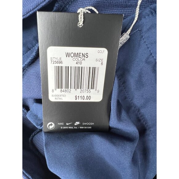 Nike Golf Slim Fit Blue Pants For Women Cotton/Polyester Blend Size 6 - Picture 13 of 16